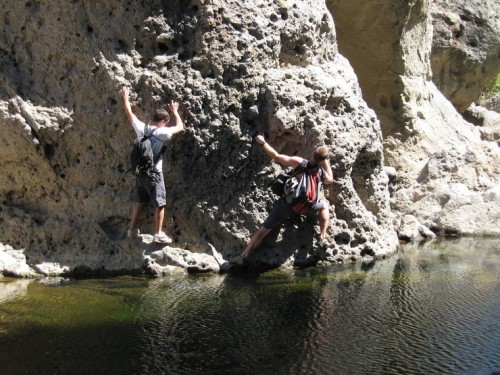 Malibu Creek Rock Climbing