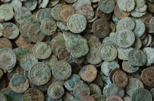 pile of coins